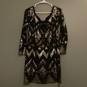 Express sequin dress